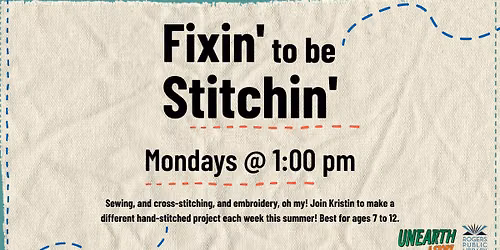 Fixin' to be Stitchin'