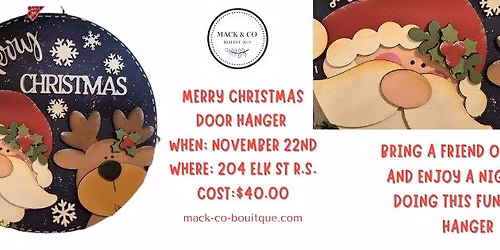 Merry Christmas Door Hanger