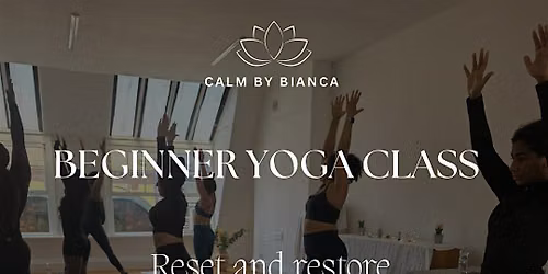 Beginner yoga class