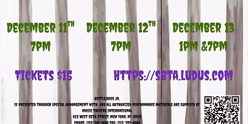 Beetlejuice Jr. at Stony Brook Theatre Arts