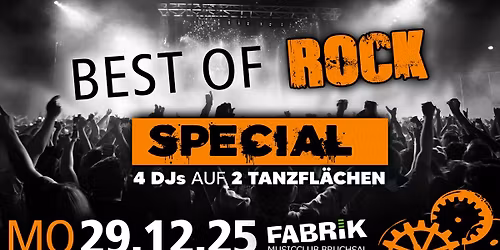 BEST of Rock SPECIAL Party | 4 DJs auf 2 Tanzfl\u00e4chen!