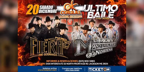 LA FIERA DE OJINAGA , LA MAQUINARIA NORTENA , JACKSON 