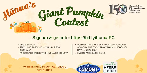 Hunua's Giant Pumpkin Contest