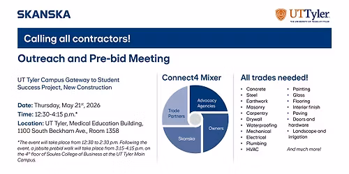 UT Tyler Campus Gateway to Student Success Project