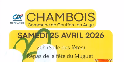 C'est la f\u00eate \u00e0 Chambois le 1er Mai ! 