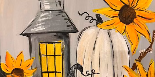 Pumpkin Fall Painting