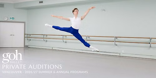 Vancouver: In-Person Private Audition & Assessment