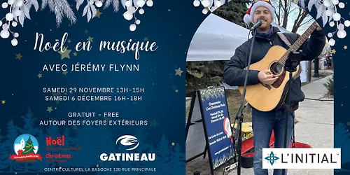 Noël en musique - Live Christmas music with Jeremy Flynn - FREE