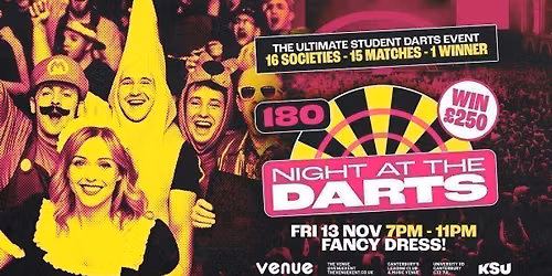 NIGHT AT THE DARTS \ud83c\udfaf Ally Pally comes to Canterbury!