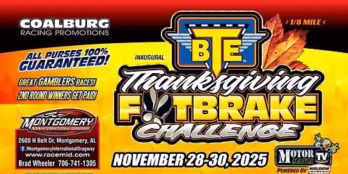 2025 BTE Thanksgiving Footbrake Challenge