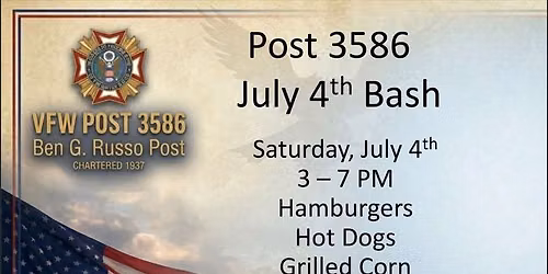VFW Post\/Auxiliary 3586 4th of July BBQ