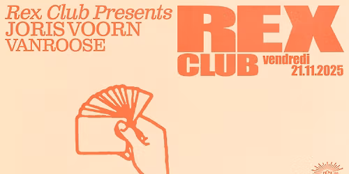 Rex Club Presents: Joris Voorn & Vanroose