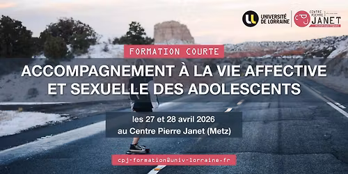 Formation Courte "Accompagnement \u00e0 la vie affective et sexuelle des adolescents"
