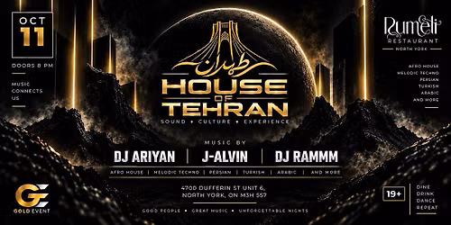 HOUSE OF TEHRAN \u2014 THANKSGIVING NIGHT