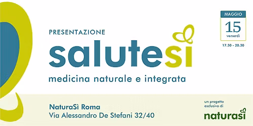 presentazione SaluteS\u00ec - medicina naturale e integrata