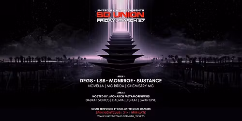 SD Union w\/ Degs + LSB + Monrroe + Sustance
