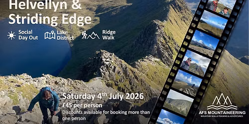 Helvellyn via Striding Edge
