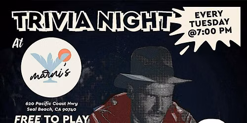 FREE Trivia Night - TUESDAYS at Marni's