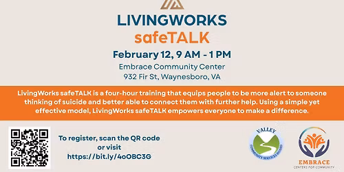 safeTALK: Suicide Alertness for Everyone