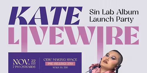 Kate Livewire: Sin Lab Album Launch Party