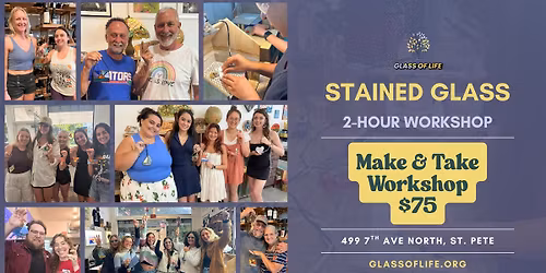 Stained Glass Make & Take Workshop | St. Pete Art Studio