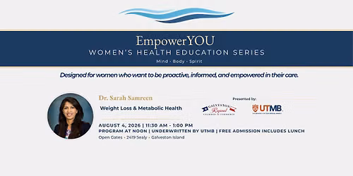 EmpowerYOU Women's Health Education Series Mind + Body + Spirit