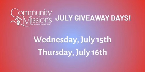 July Giveaway Days