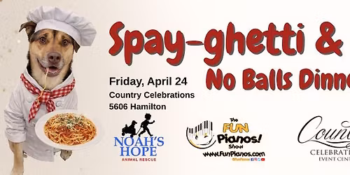 Spay-Ghetti & No Balls Dinner