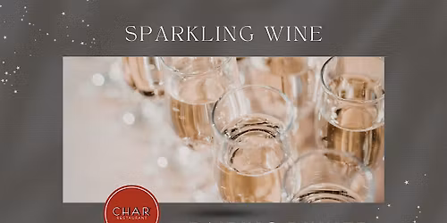Sparkling Wine Dinner at Char Jackson