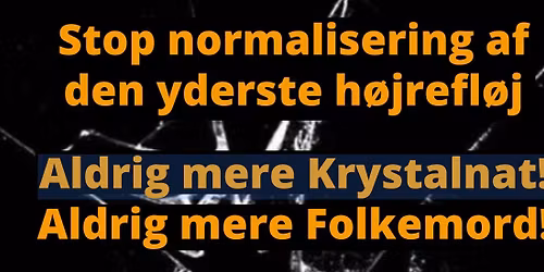 Stop normalisering af den yderste h\u00f8jrefl\u00f8j - Aldrig mere folkemord!