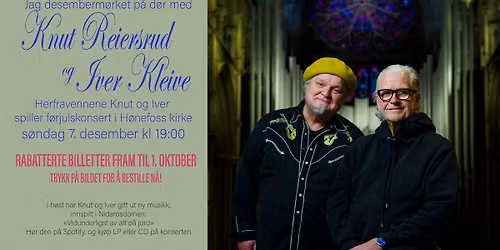 KNUT OG IVER I H\u00d8NEFOSS KIRKE