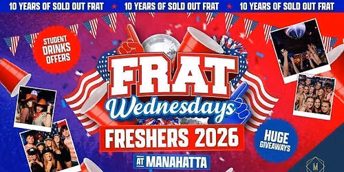 OFFICIAL FRESHERS FRAT PARTY!  \ud83c\uddfa\ud83c\uddf8