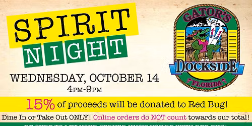 Gators Dockside Spirit Night