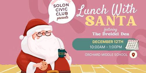 Lunch With Santa featuring The Dreidel Den