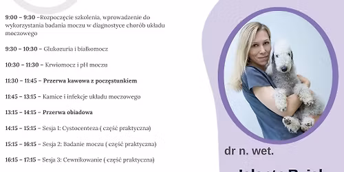 Diagnostyka i leczenie chor\u00f3b uk\u0142adu moczowego u ma\u0142ych zwierz\u0105t - dr n. wet. Jolanta Bujok