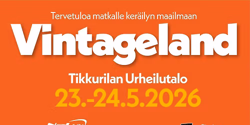 Vintageland Tikkurilan Urheilutalolla ja piha-alueella