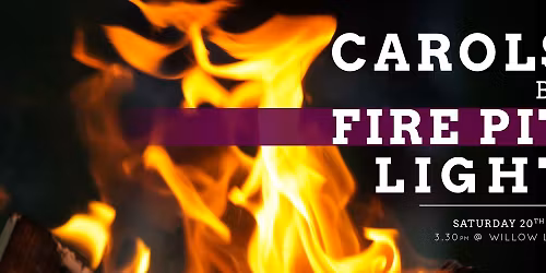 Carols by Fire Pit Light