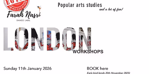 2026 London workshops with Farah