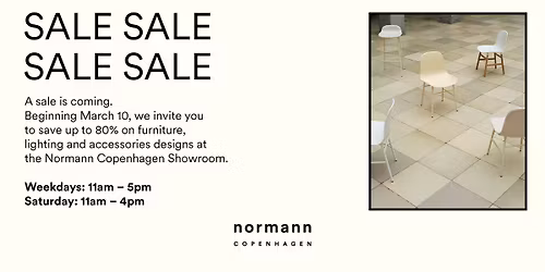 STOCK SALE \u2013 NORMANN COPENHAGEN