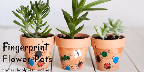 Make It Take It: Fingerprint Flower Pots (Statesville)