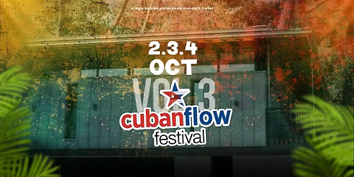 CUBAN FLOW FESTIVAL | 2.3.4 OCT | ANGLET - FRANCIA