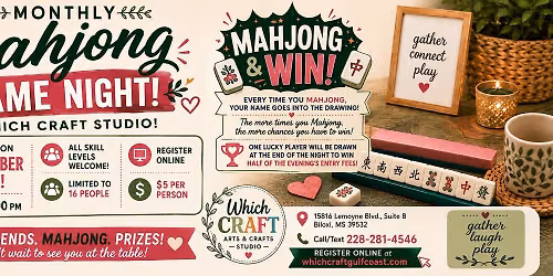 Mahjong & Win Game Night