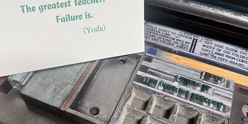 Handset Type: Compose, Ink, & Print Your Favorite Quote - Sun, Nov 1, 2026
