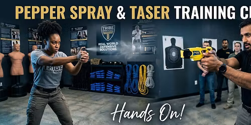 Pepper Spray and TASER Training Class (Hands-On Self-Defense)
