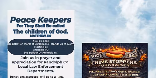 Hot Dog Fundraiser for Randolph County Crime Stoppers 