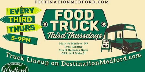 Medford's Third Thursday Food Truck Nite! 