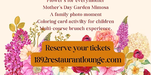 Mother\u2019s Day Garden Brunch
