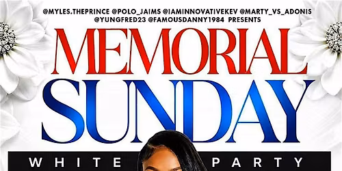 Memorial Day Sunday @ Society
