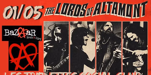 The Lords of Altamont et Bazaar en concert aux Triplettes Social Club