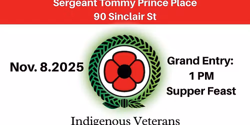 Indigenous Veterans pow wow 2025